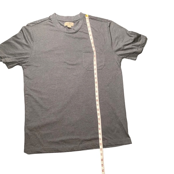 Men’s crewneck short‎ sleeve shirt chest pocket cotton blend - Picture 4 of 5